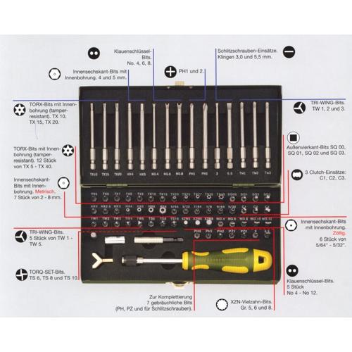 Proxxon 75 R speciális Bit készlet 23107