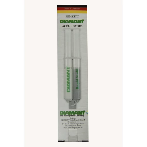 Diamant kétkomponensű Acél-gyors ragasztó 25ml 