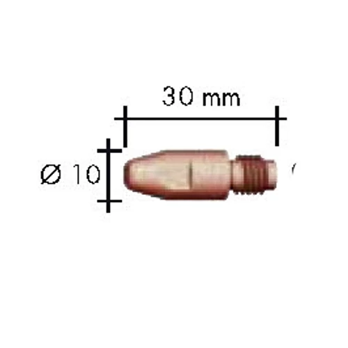 Binzel áramátadó  M8/0,8 Ecu