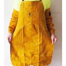 Hegesztő bőrkötény kevlár varrással  80x107cm